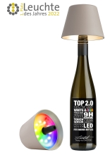 Sompex RGB-Akku Leuchte LED - Top 2.0 - Sand