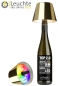 Mobile Preview: Sompex RGB-Akku Leuchte LED - Top 2.0 - Gold