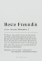 Preview: Wolkenbilder Postkarte „BESTE FREUNDIN DEFINITION“