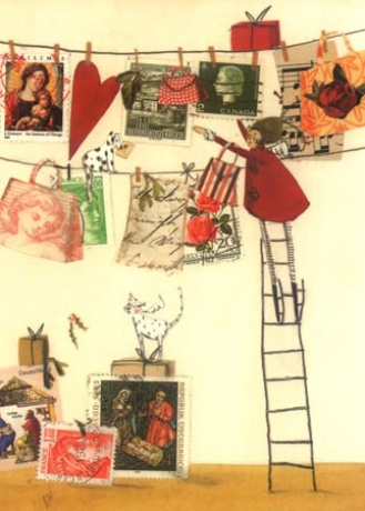 Silke Leffler - Weihnachtspostkarte