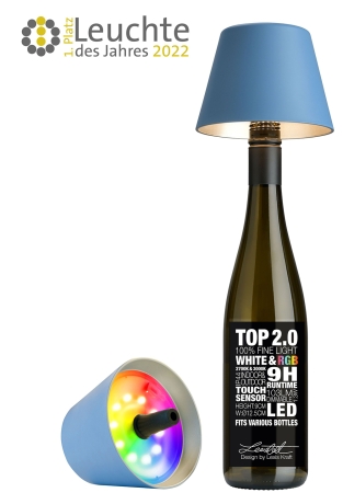 Sompex RGB-Akku Leuchte LED - Top 2.0 - Blau