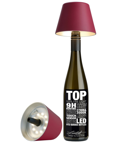 Sompex Akku Leuchte LED - Top - Bordeaux
