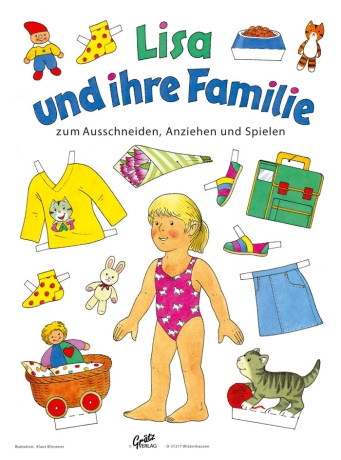 Anziehpuppenbuch - Lisa und ihre Familie