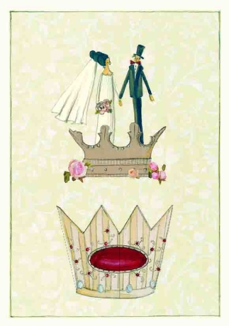 Silke Leffler - Kronjuwelen Doppelkarte Hochzeit