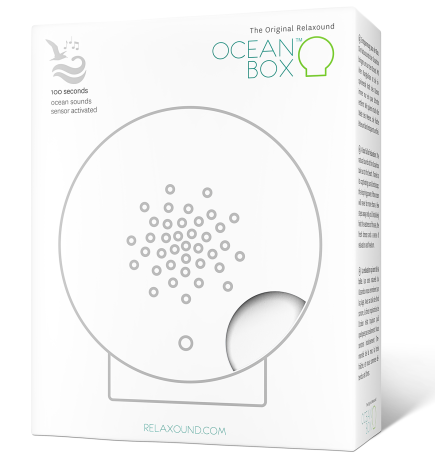 Verbesserter Klang - Zwitscherbox Oceanbox inkl. Saugnapf - Weiß