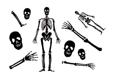 Spass mit Tattoos - Skelett
