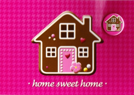 Button-Set Karte - home sweet home