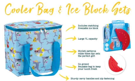 LADELLE - Kühltasche & Ice Block Set Dotty