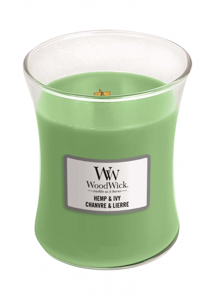 WOODWICK Medium Hourglass Candles - Hemp & Ivy