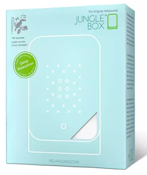 NEU - Zwitscherbox Junglebox - Weiß inkl. Palmenblatt