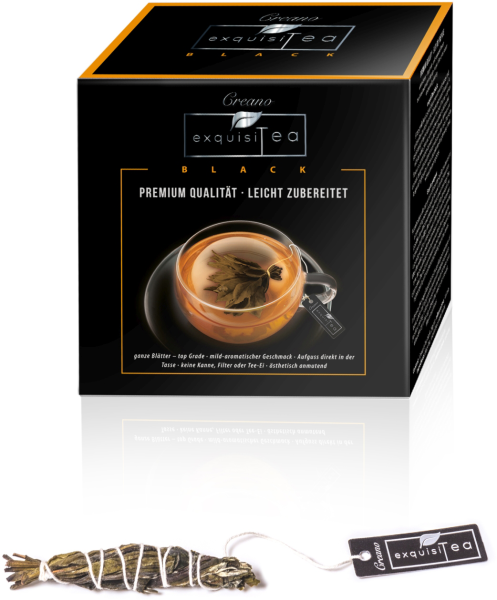 Creano 12er Pack exquisiTea black - Schwarzer Tee
