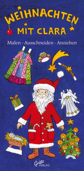 Anziehpuppenbuch - Weihnachten mit Clara