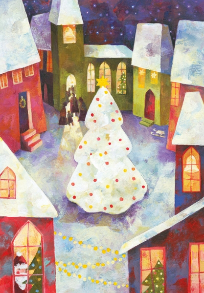 Aurélie Blanz - Weihnachtspostkarte