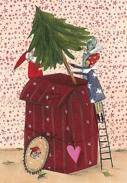 Silke Leffler - Weihnachtspostkarte
