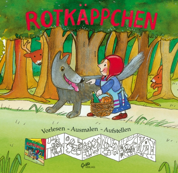 Leporello Märchenbuch - Rotkäppchen