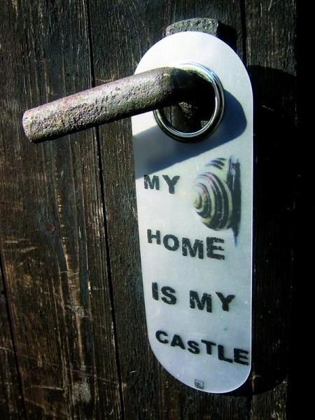 Räder - Türschild / My Home is my Castle