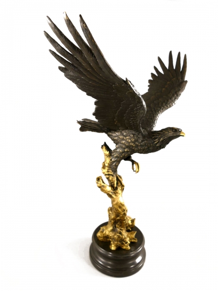 Bronze Figur Adler - 80 cm