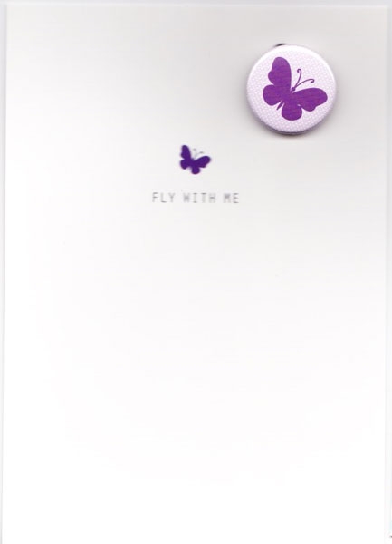 Button-Set Karte - Fly with me
