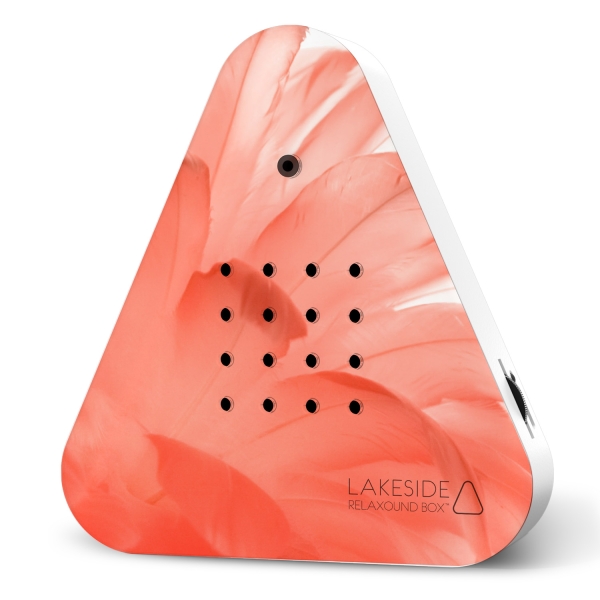 Lakesidebox---Zwitscherbox-inkl--Saugnapf---Neon-Pink