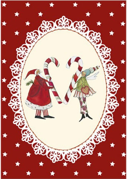 Silke Leffler - Weihnachtsdoppelkarte "Sweet Christmas"