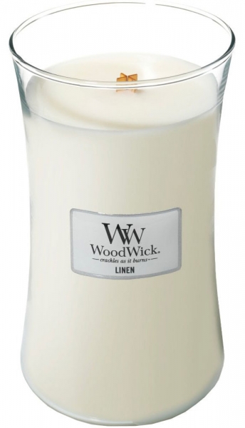 WOODWICK Large Hourglass Candles - Linen