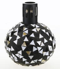 Millefiori Katalysator Duftlampe Lampair Mosaic / schwarz - weiß