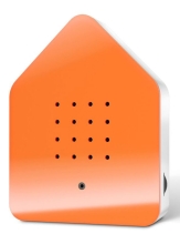 Zwitscherbox Classic inkl. Saugnapf - Orange